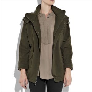 Vince Green Wool-Blend Anorak